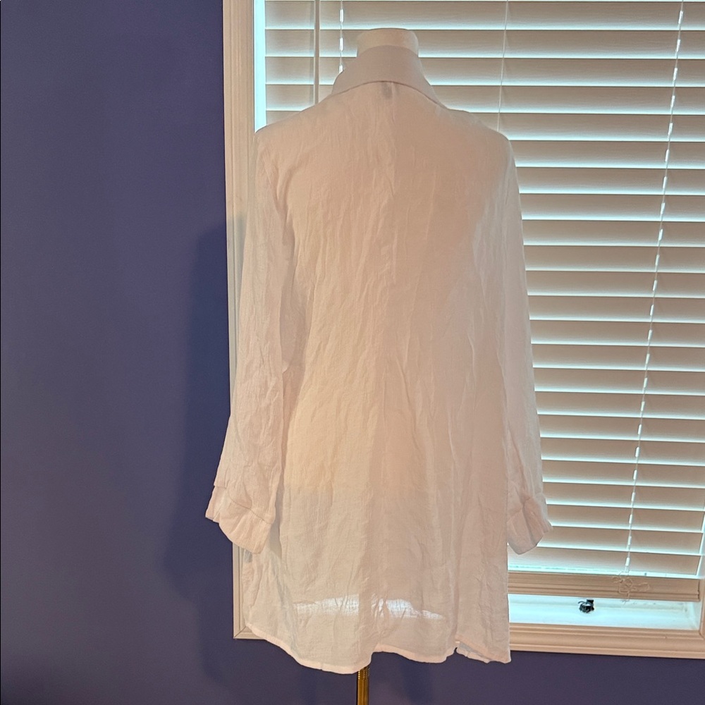 Time and Tru White Swim Coverup - Picture 4 of 4